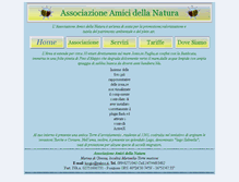 Tablet Screenshot of amicidellanatura.com